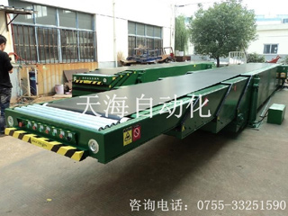 Telescopic belt conveyor