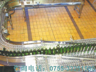 Stainless steel conveyor line