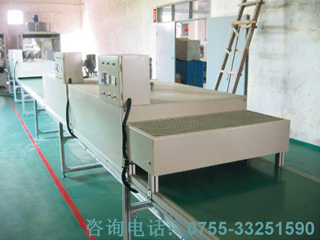 Belt conveyor drying path